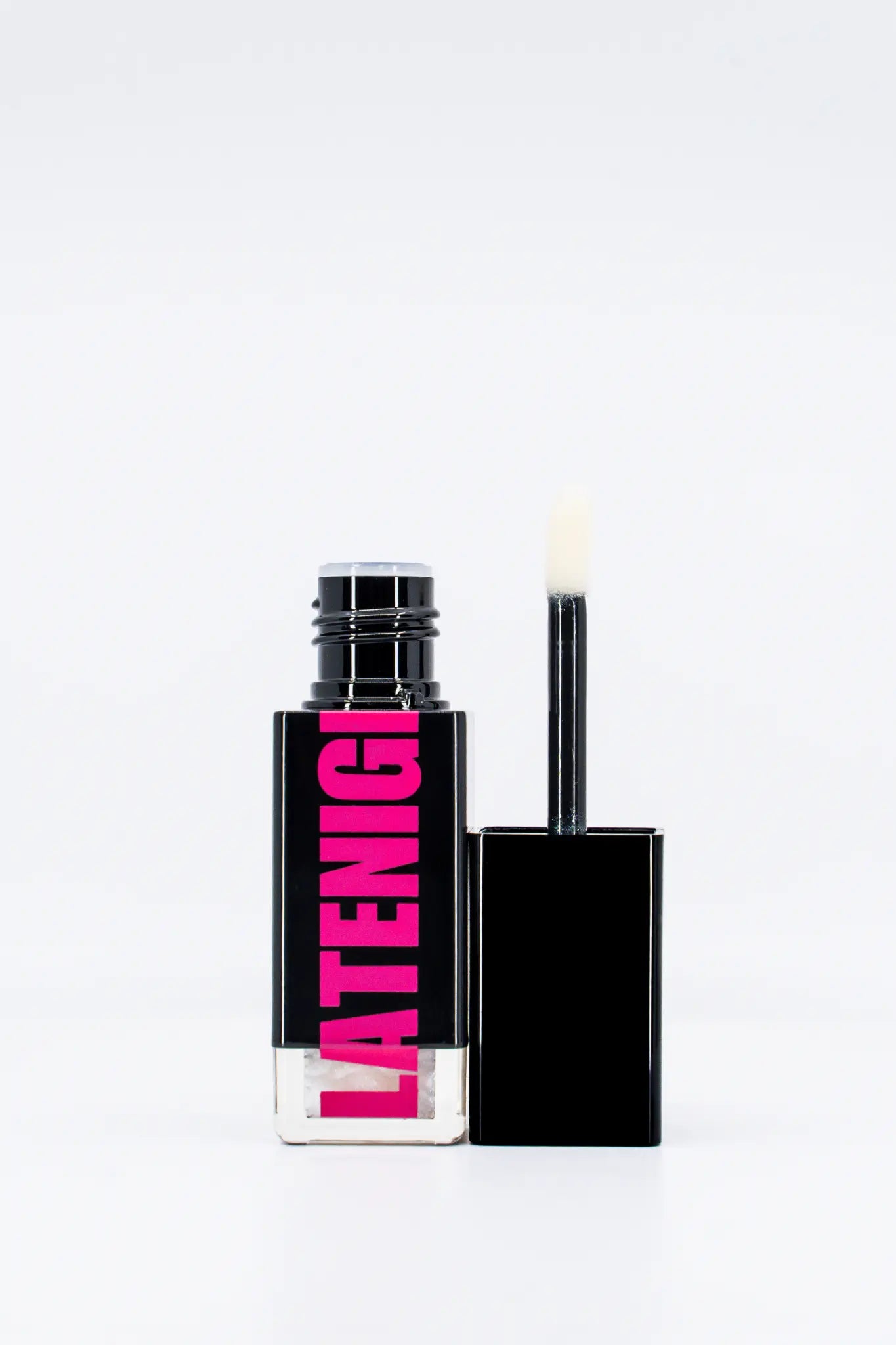 Open Green & Jaded Lip Glaze tube and applicator.